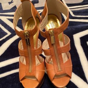 Michael Kors Berkeley Peep Toe Heels